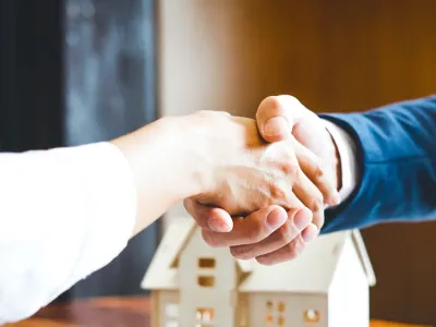 売買契約を結ぶ"