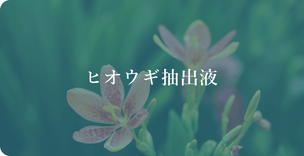 ヒオウギ抽出液