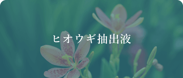 ヒオウギ抽出液