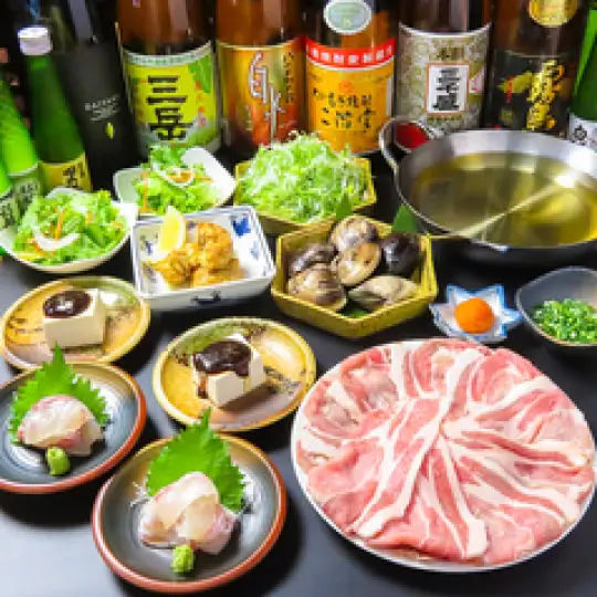 蛤しゃぶしゃぶコース