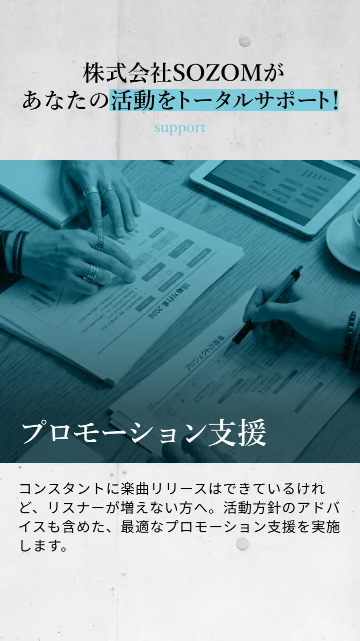 プロモーション支援