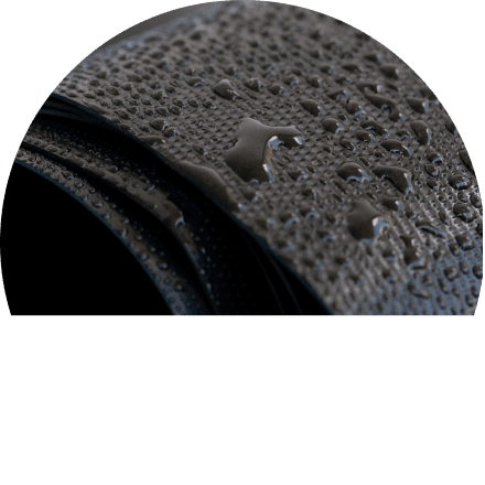 防水シート敷き